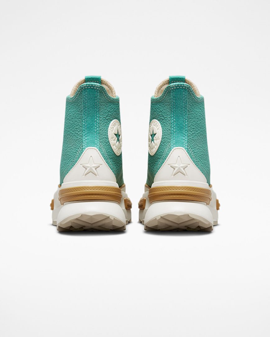 Men's Converse Run Star Legacy CX Textured High Top Shoes Green | AU 064E1N